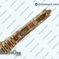 Реплика часов Rolex DateJust 31mm Yellow gold Diamonds Bezel 5 Dials Roman Marker Bracelet