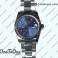 Реплика часов Rolex DateJust 36mm Fluted Bezel Stainless steel Blue Dial Stick Marker Oyster Bracelet