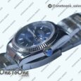 Реплика часов Rolex DateJust 36mm Fluted Bezel Stainless steel Blue Dial Stick Marker Oyster Bracelet
