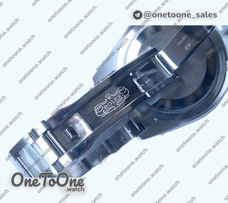 Реплика часов Rolex DateJust 36mm Fluted Bezel Stainless steel Blue Dial Stick Marker Oyster Bracelet