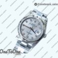 Реплика часов Rolex DateJust 36mm Smooth Bezel Stainless steel Blue&Silver&Black Dials Diamonds Marker Oyster Bracelet