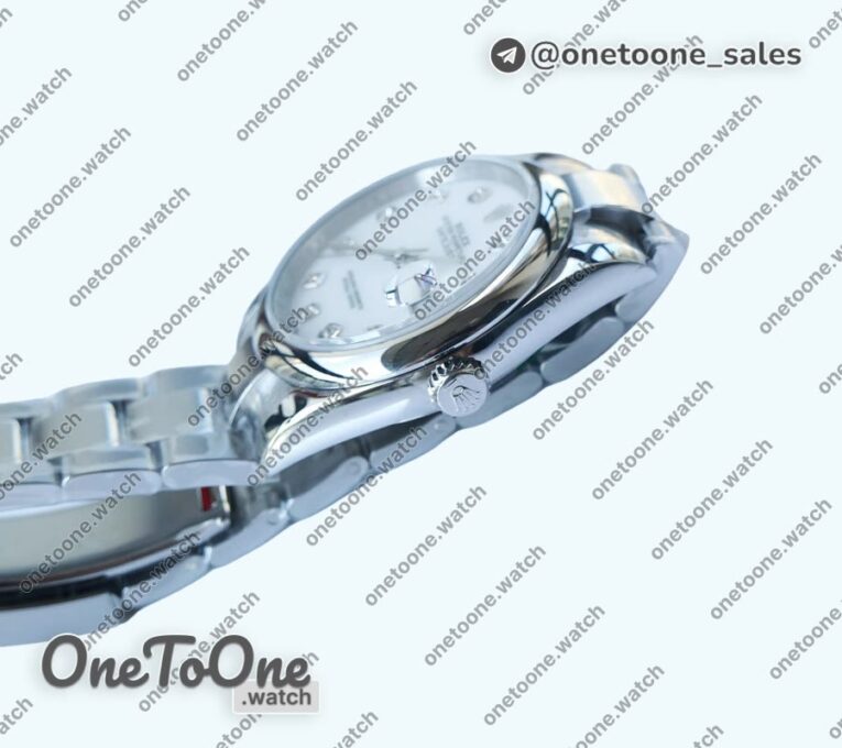 Реплика часов Rolex DateJust 36mm Smooth Bezel Stainless steel MOP Dials Diamonds Marker Oyster Bracelet