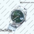 Реплика часов Rolex DateJust 36mm Smooth Bezel Stainless steel Grey&Green Dials Roman Dia Marker Oyster Bracelet