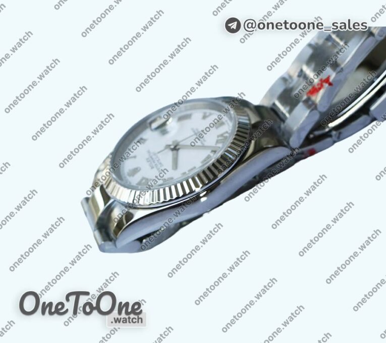 Реплика часов Rolex DateJust 36mm Fluted Bezel Stainless steel 4 Dials Roman Marker Oyster Bracelet