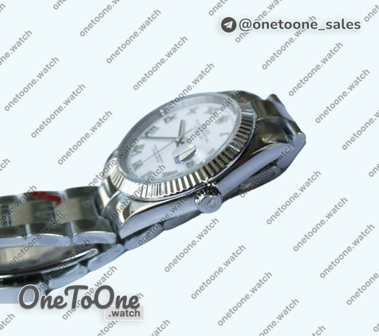 Реплика часов Rolex DateJust 36mm Fluted Bezel Stainless steel 4 Dials Roman Marker Oyster Bracelet