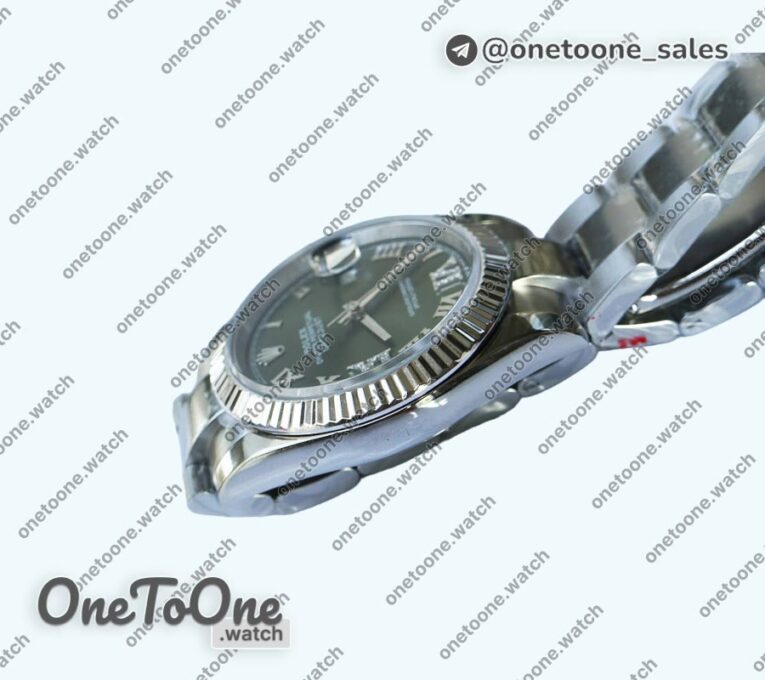 Реплика часов Rolex DateJust 36mm Fluted Bezel Stainless steel 4 Dials Roman Dia Marker Oyster Bracelet