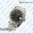 Реплика часов Rolex DateJust 36mm Diamonds Bezel Stainless steel/Yellow gold 6 Dials Diamonds Marker Jubilee Bracelet