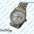 Реплика часов Rolex DateJust 36mm Diamonds Bezel Stainless steel/Yellow gold 6 Dials Diamonds Marker Jubilee Bracelet