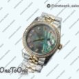 Реплика часов Rolex DateJust 36mm Diamonds Bezel Stainless steel/Yellow gold 6 Dials Diamonds Marker Jubilee Bracelet