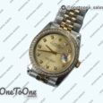 Реплика часов Rolex DateJust 36mm Diamonds Bezel Stainless steel/Yellow gold 6 Dials Diamonds Marker Jubilee Bracelet