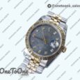 Реплика часов Rolex DateJust 36mm Fluted Bezel Stainless steel/Yellow gold 6 Dials Diamonds Marker Jubilee Bracelet