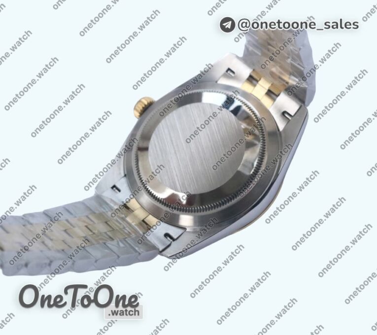 Реплика часов Rolex DateJust 36mm Fluted Bezel Stainless steel/Yellow gold 6 Dials Diamonds Marker Jubilee Bracelet