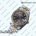 Реплика часов Rolex DateJust 36mm Fluted Bezel Stainless steel/Yellow gold 6 Dials Diamonds Marker Jubilee Bracelet