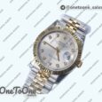 Реплика часов Rolex DateJust 36mm Fluted Bezel Stainless steel/Yellow gold 6 Dials Diamonds Marker Jubilee Bracelet