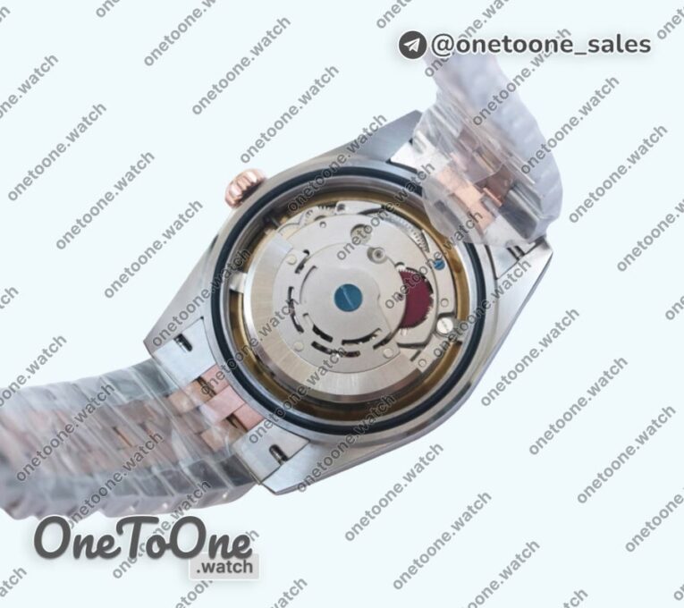 Реплика часов Rolex DateJust 36mm Smooth Bezel Stainless steel/Rose gold 3 Dials Stick Marker Jubilee Bracelet