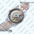 Реплика часов Rolex DateJust 36mm Smooth Bezel Stainless steel/Rose gold 3 Dials Stick Marker Jubilee Bracelet