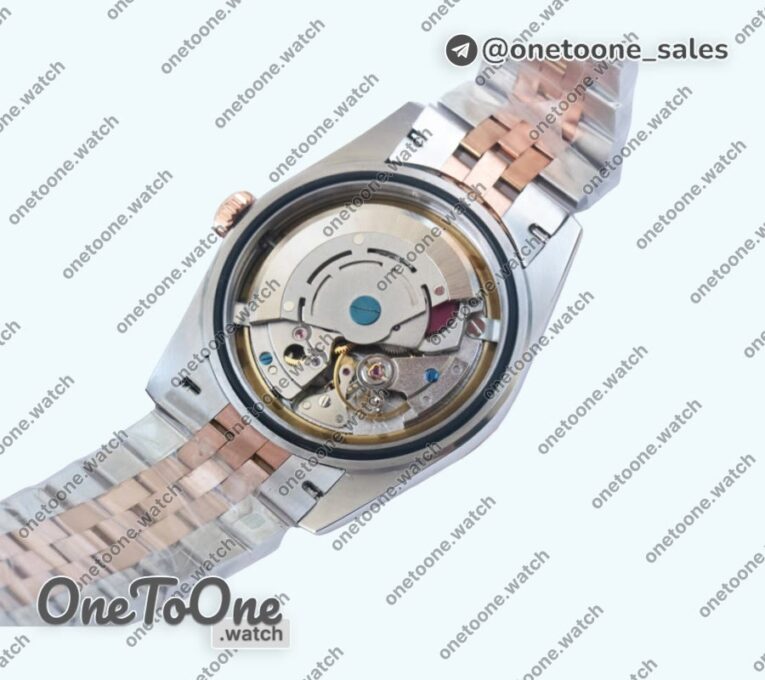 Реплика часов Rolex DateJust 36mm Diamonds Bezel Stainless steel/Rose gold 6 Dials Diamonds Marker Jubilee Bracelet