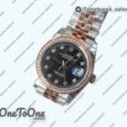Реплика часов Rolex DateJust 36mm Diamonds Bezel Stainless steel/Rose gold 6 Dials Diamonds Marker Jubilee Bracelet