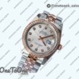 Реплика часов Rolex DateJust 36mm Diamonds Bezel Stainless steel/Rose gold 6 Dials Diamonds Marker Jubilee Bracelet