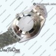 Реплика часов Rolex DateJust 41mm Fluted Bezel Stainless steel Grey Dial Roman Marker Jubilee Bracelet