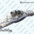 Реплика часов Rolex DateJust 41mm Fluted Bezel Stainless steel Grey Dial Roman Marker Jubilee Bracelet