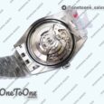 Реплика часов Rolex DateJust 41mm Fluted Bezel Stainless steel Grey Dial Roman Marker Jubilee Bracelet