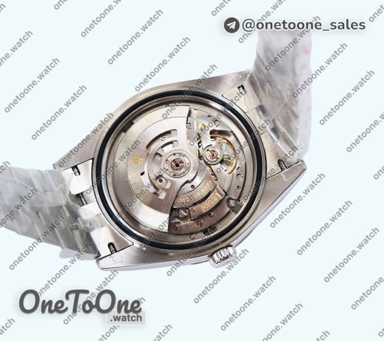 Реплика часов Rolex DateJust 41mm Fluted Bezel Stainless steel Grey Dial Roman Marker Jubilee Bracelet