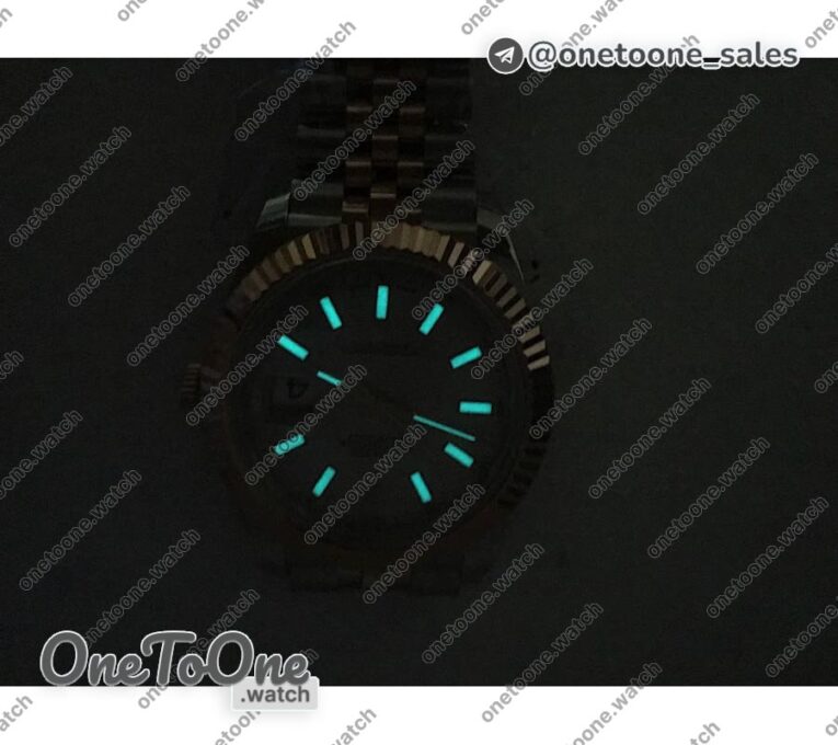 Реплика часов Rolex DateJust 41mm Fluted Bezel Stainless steel/Rose gold 7 Dials Stick Marker Jubilee Bracelet