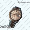 Реплика часов Rolex DateJust 41mm Fluted Bezel Stainless steel/Rose gold 7 Dials Stick Marker Jubilee Bracelet