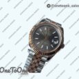 Реплика часов Rolex DateJust 41mm Fluted Bezel Stainless steel/Rose gold 7 Dials Stick Marker Jubilee Bracelet