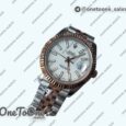 Реплика часов Rolex DateJust 41mm Fluted Bezel Stainless steel/Rose gold 7 Dials Stick Marker Jubilee Bracelet