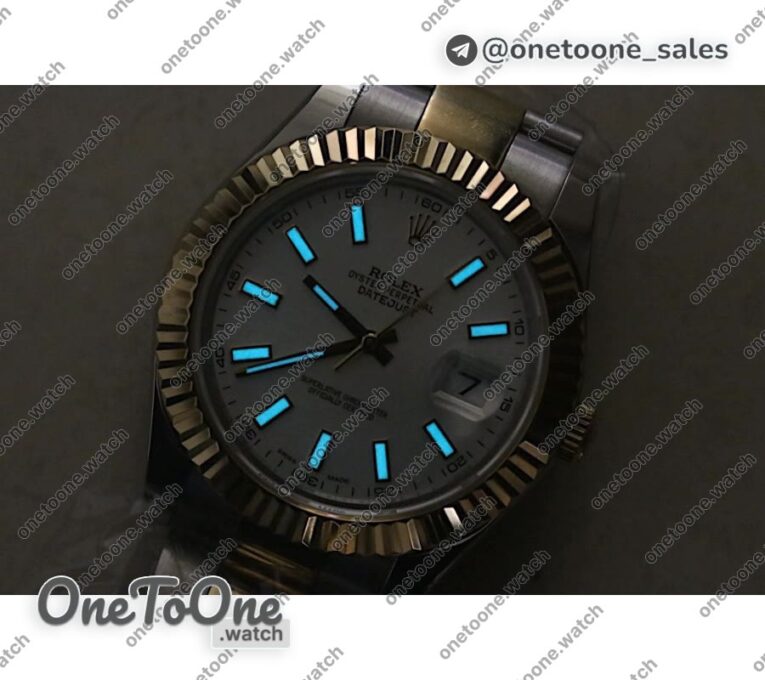 Реплика часов Rolex DateJust 41mm Fluted Bezel Stainless steel/Yellow gold 5 Dials Stick Marker Oyster Bracelet