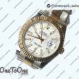 Реплика часов Rolex DateJust 41mm Fluted Bezel Stainless steel/Yellow gold 5 Dials Stick Marker Oyster Bracelet