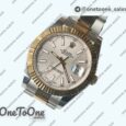 Реплика часов Rolex DateJust 41mm Fluted Bezel Stainless steel/Yellow gold 5 Dials Stick Marker Oyster Bracelet