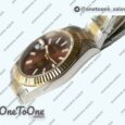 Реплика часов Rolex DateJust 41mm Fluted Bezel Stainless steel/Yellow gold 5 Dials Stick Marker Oyster Bracelet