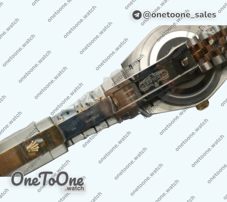 Реплика часов Rolex DateJust 41mm Fluted Bezel Stainless steel/Yellow gold 4 Dials Stick Marker Jubilee Bracelet