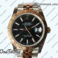 Реплика часов Rolex DateJust 41mm Fluted Bezel Stainless steel/Rose gold 3 Dials Stick Marker Jubilee Bracelet