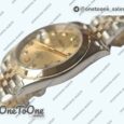 Реплика часов Rolex DateJust 41mm Smooth Bezel Stainless steel/Yellow gold Gold&Black Dials Diamonds Marker Jubilee Bracelet