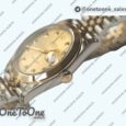Реплика часов Rolex DateJust 41mm Smooth Bezel Stainless steel/Yellow gold Gold&Black Dials Diamonds Marker Jubilee Bracelet