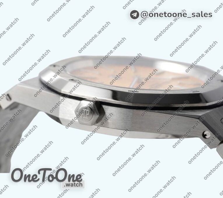 Реплика часов Audemars Piguet Royal Oak Jumbo 15202 39mm Stainless steel Salmon Dial Bracelet