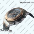 Реплика часов Audemars Piguet Royal Oak Offshore Bucherer Top-tier Копия один в один Two Tone Blue Dial on Black Leather Strap