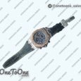 Реплика часов Audemars Piguet Royal Oak Offshore Bucherer Top-tier Копия один в один Two Tone Blue Dial on Black Leather Strap