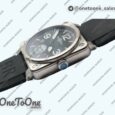 Реплика часов Bell&ross BR 03-92 Stainless steel Case Black Dial GIGN 42.5mm Rubber Strap MIYOTA 9015