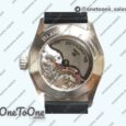 Реплика часов Blancpain Fifty Fathoms Bathyscaphe 43mm Stainless steel Top-tier Копия один в один Gray Dial Sail-canvas Strap