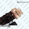 Реплика часов Vacheron Constantin Overseas Ref.47040 Rose gold Case Grey Dial Rubber Strap