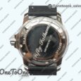 Реплика часов Blancpain Fifty Fathoms Stainless steel Black Top-tier Копия один в один Black Dial Sail-canvas Strap (Free Extra Strap)