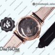 Реплика часов Breguet Tradition 7097BB Rose gold Top-tier Копия один в один White/Gray Dial Brown Leather Strap