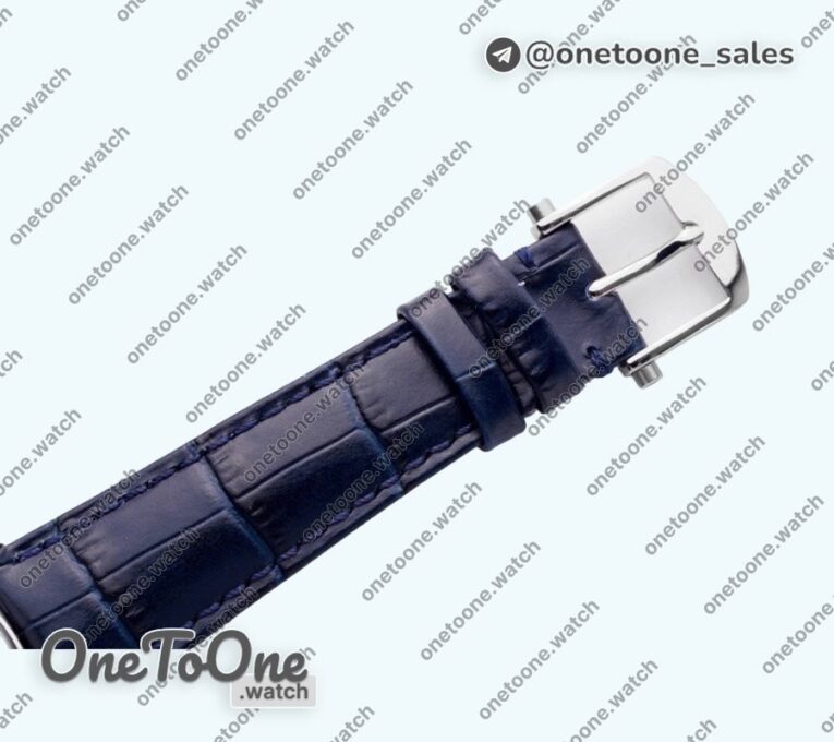 Реплика часов Breguet Tradition 7097BB Stainless steel Top-tier Копия один в один Blue/Gray Dial Blue Leather Strap