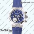 Реплика часов Vacheron Constantin Overseas Chrono Ref.5500V Stainless steel Blue&Black&White Dials Rubber Strap