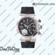 Реплика часов Vacheron Constantin Overseas Chrono Ref.5500V Stainless steel Blue&Black&White Dials Rubber Strap